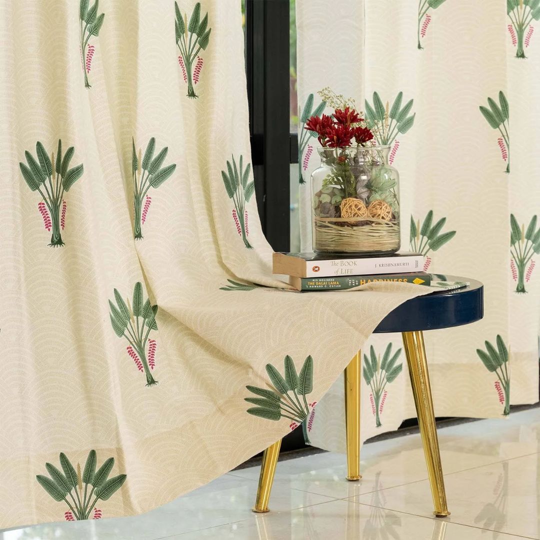 100% Cotton Room Darkening Curtains, Coneflower Blue | 7ft x 4ft | Track Channel / Tie Backs - Image 4