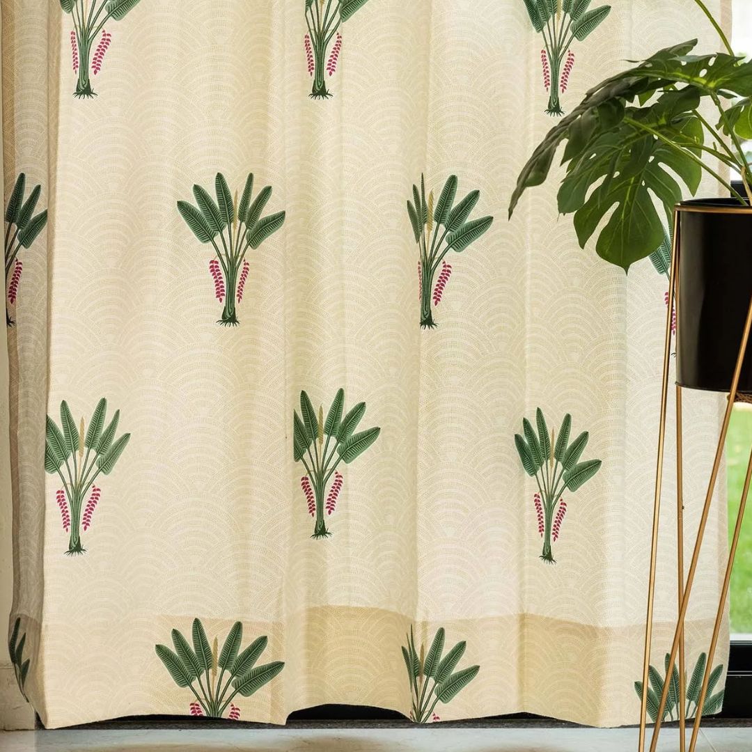 100% Cotton Room Darkening Curtains, Coneflower Blue | 7ft x 4ft | Track Channel / Tie Backs - Image 5